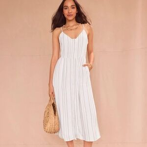 Gabrielle Linen Button Down Dress